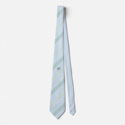 vlag van Guayaquil strepen Stropdas (Voorkant)