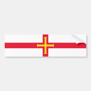 Vlag van Guernsey Bumpersticker