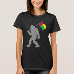 Vlag van Guiné Bissau of Guinee-Bissau op Guinee-B T-shirt