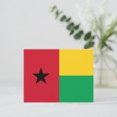 Vlag van Guinee-Bissau Briefkaart (Staand voorkant)