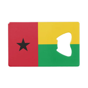 Vlag van Guinee-Bissau Kredietkaart Flessenopener