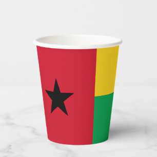 Vlag van Guinee-Bissau Papieren Bekers