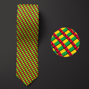 Vlag van Guinee-Bissau Patroon Stropdas