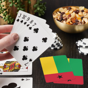 vlag van Guinee-Bissau Pokerkaarten