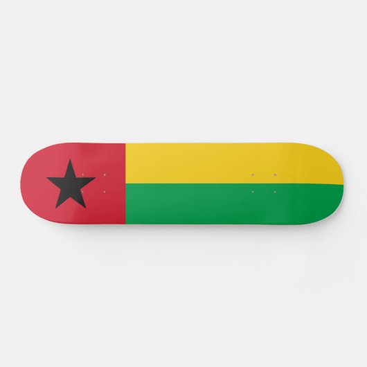 Vlag van Guinee-Bissau Skateboard (Horizontaal)