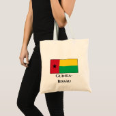 vlag van Guinee-Bissau Tote Bag (Voorkant (product))