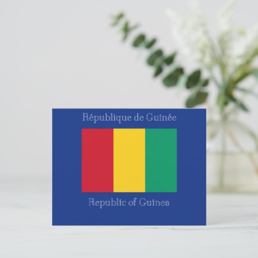 Vlag van Guinee Briefkaart (Staand voorkant)