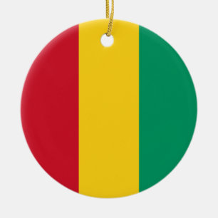 Vlag van Guinee Keramisch Ornament