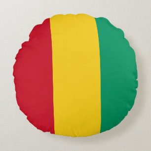 Vlag van Guinee Rond Kussen