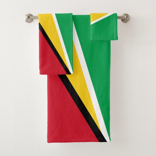 Vlag van Guyana Bad Handdoek (Insitu)