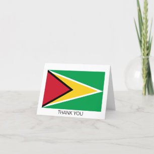 Vlag van Guyana Bedankkaart