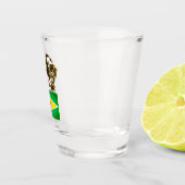 Vlag van Guyana bij Jaguar Shot Glas (Rechts)
