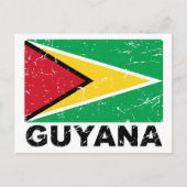 vlag van Guyana Briefkaart (Voorkant)