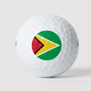 Vlag van Guyana Golfballen