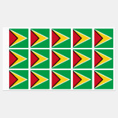 Vlag van Guyana Labels (Vel)