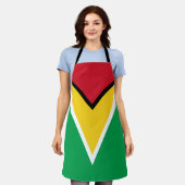 Vlag van Guyana Schort (Gedragen)