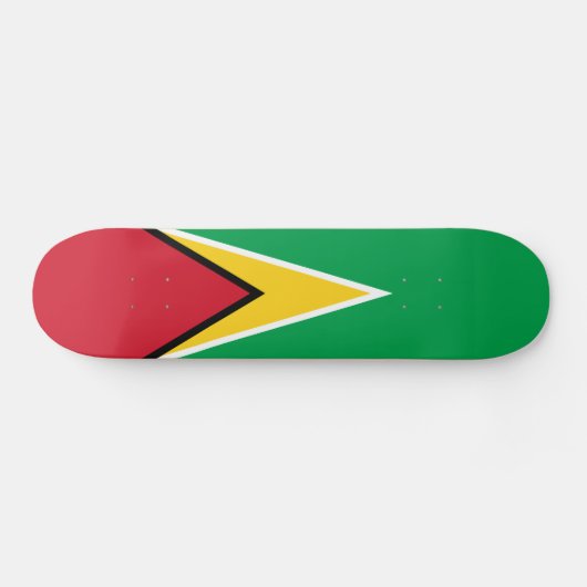 Vlag van Guyana Skateboard (Horizontaal)