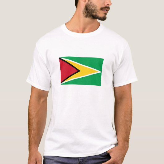 Vlag van Guyana T-shirt (Voorkant)