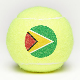Vlag van Guyana Tennisballen
