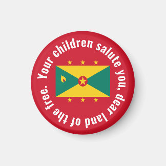 Vlag van Guyana Volkslied Rood Groen Geel Magneet