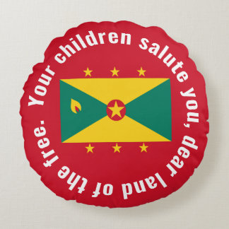 Vlag van Guyana Volkslied Rood Groen Geel Rond Kussen