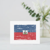vlag van Haïti Briefkaart (Staand voorkant)