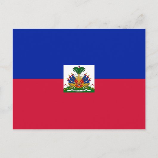 vlag van Haïti Briefkaart (Voorkant)
