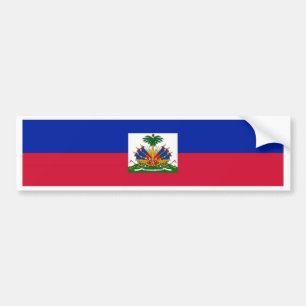 vlag van Haïti Bumpersticker