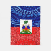  vlag van Haïti Fleece Deken (Voorkant)