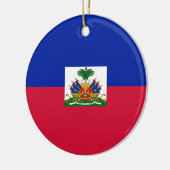 Vlag van Haïti Keramisch Ornament (Links)