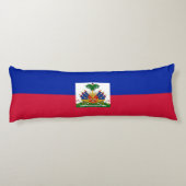 Vlag van Haïti Lichaamskussen (Achterkant)