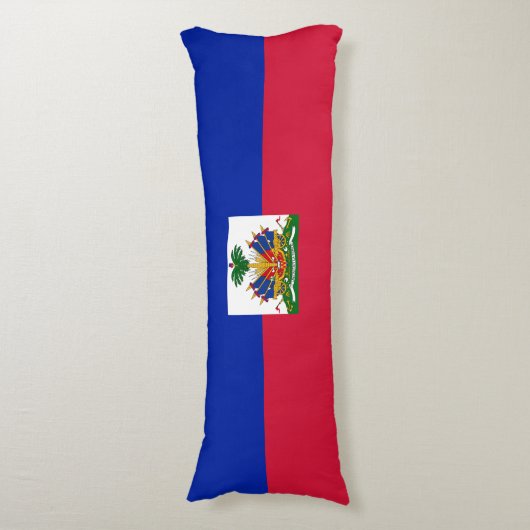 Vlag van Haïti Lichaamskussen (Voorkant Verticaal)
