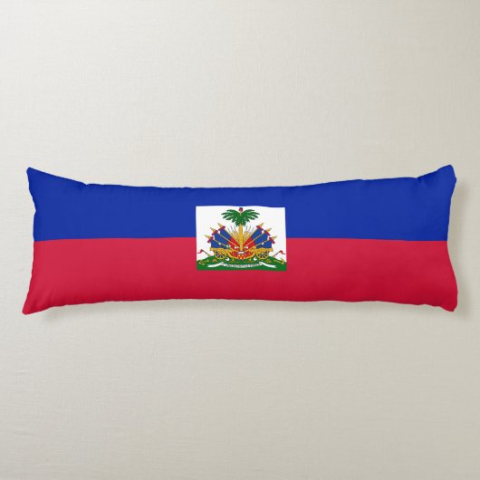 Vlag van Haïti Lichaamskussen (Voorkant)