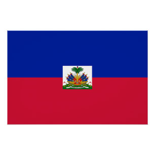 Vlag van Haïti Perfect Poster