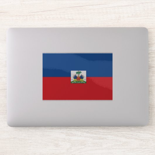 vlag van Haïti Sticker (Computer)