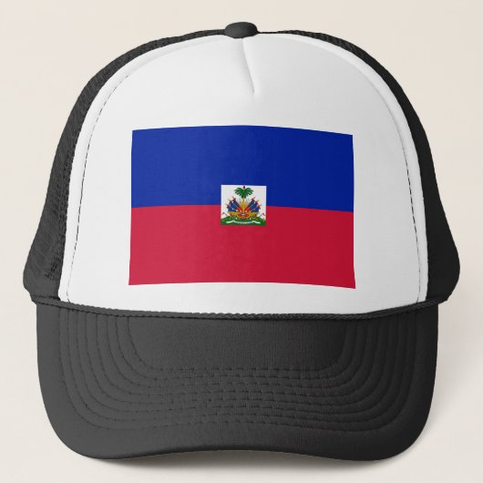 vlag van Haïti Trucker Pet (Voorkant)