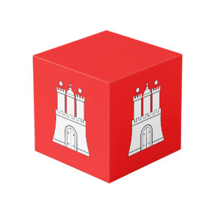 Vlag van Hamburg Cube Kubus