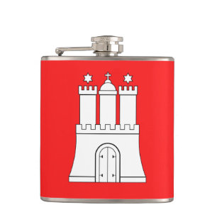 Vlag van Hamburg Flask Heupfles