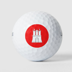 Vlag van Hamburg Golf Balls Golfballen