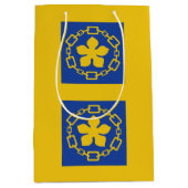 Vlag van Hamilton, Ontario Medium Gift Bag Medium Cadeauzakje (Voorkant)
