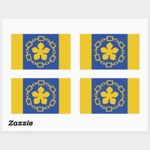 Vlag van Hamilton, Ontario Rechthoekige Sticker