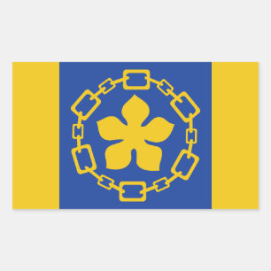 Vlag van Hamilton, Ontario rechthoekige sticker
