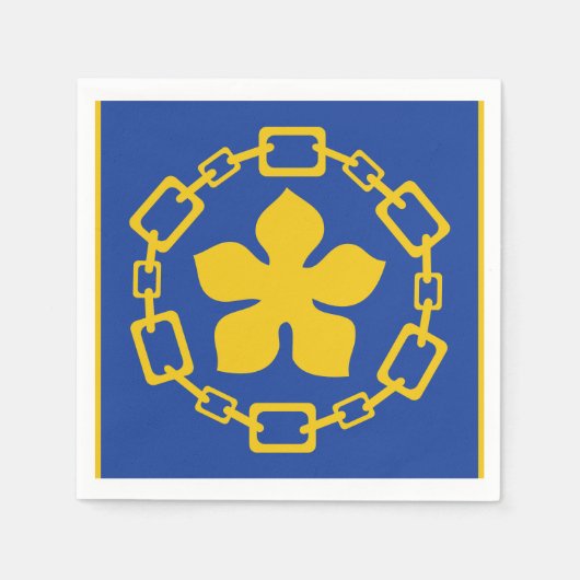 Vlag van Hamilton, Ontario Servet (Voorkant)