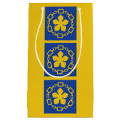 Vlag van Hamilton, Ontario Small Gift Bag Klein Cadeauzakje (Voorkant)