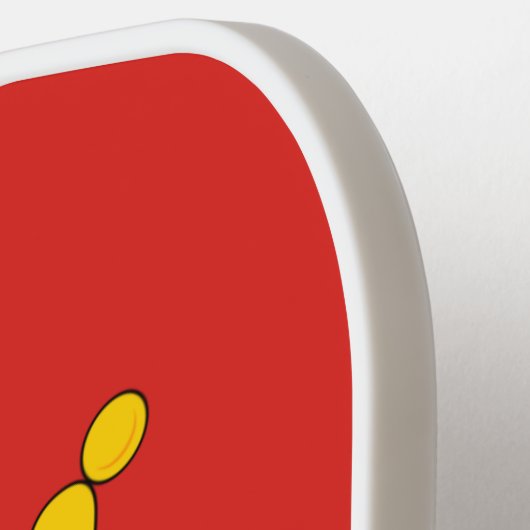 Vlag van Hampshire County, Engeland (UK) Pickleball Paddle (Links Detail)