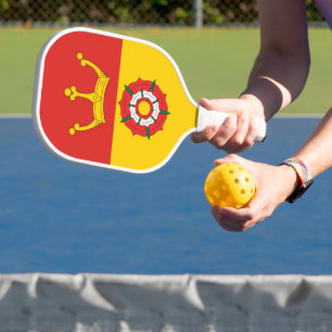 Vlag van Hampshire County, Engeland (UK) Pickleball Paddle