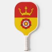 Vlag van Hampshire County, Engeland (UK) Pickleball Paddle (Voorkant)