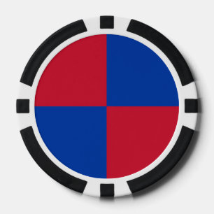 Vlag van Harenkarspel Pokerchips