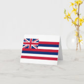 vlag van Hawaii Kaart (Gele Bloem)