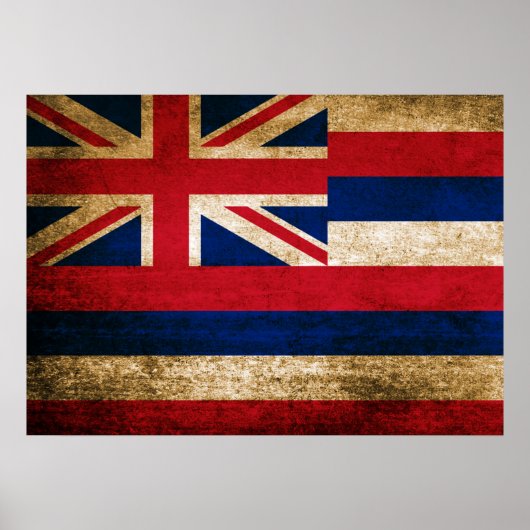  vlag van Hawaii Poster (Voorkant)